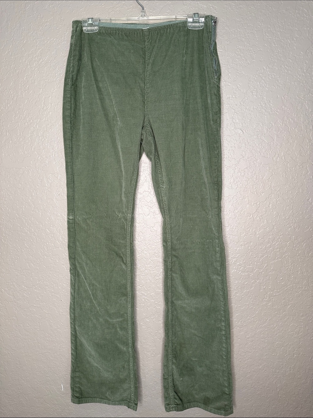 We The Free Pull on Green corduroy flare Pants